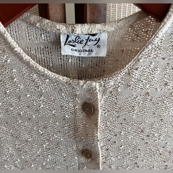 1960s vintage Leslie Fay original button front cardigan - Picture 8 of 8